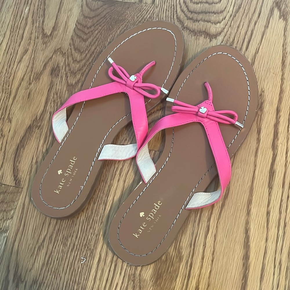 Kate Spade Pink Bow Sandals